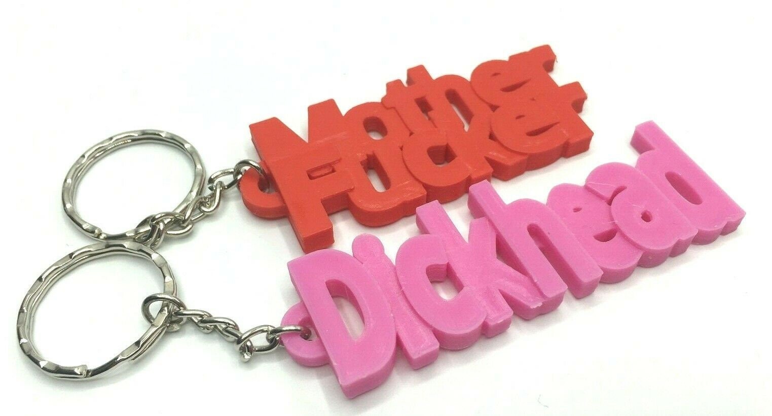 Insult Keyring / Swearword Keyring / Rude Gift for Friend / Insulting Bag Tag Gift / Adult Keyring / Funny Keychain / Insult Keyring / Gift