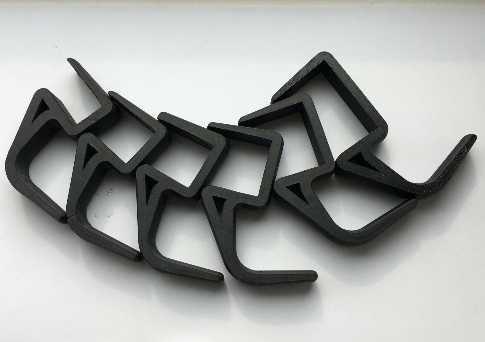 Headphone or Headset Hanger / Holder / Hook - Any Custom Shelf Size - Ikea LACK / Shelf Headphone Holder / Headphone Storage