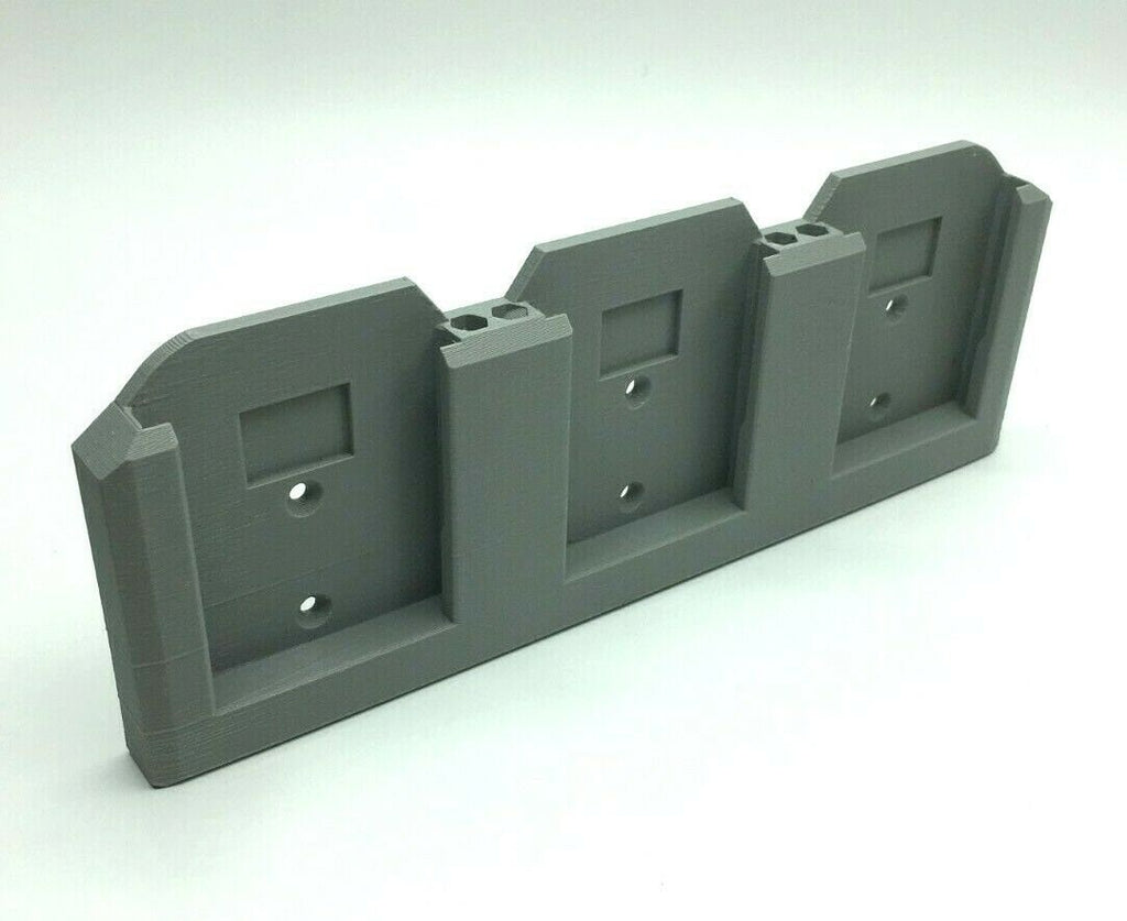 Triple Wall Shelf Mount for BOSCH 18V BATTERIES / Bosch 18v Battery Holder / Bosch 18v Battery Mount / Mount for Shed Van Workshop 4Ah 5Ah