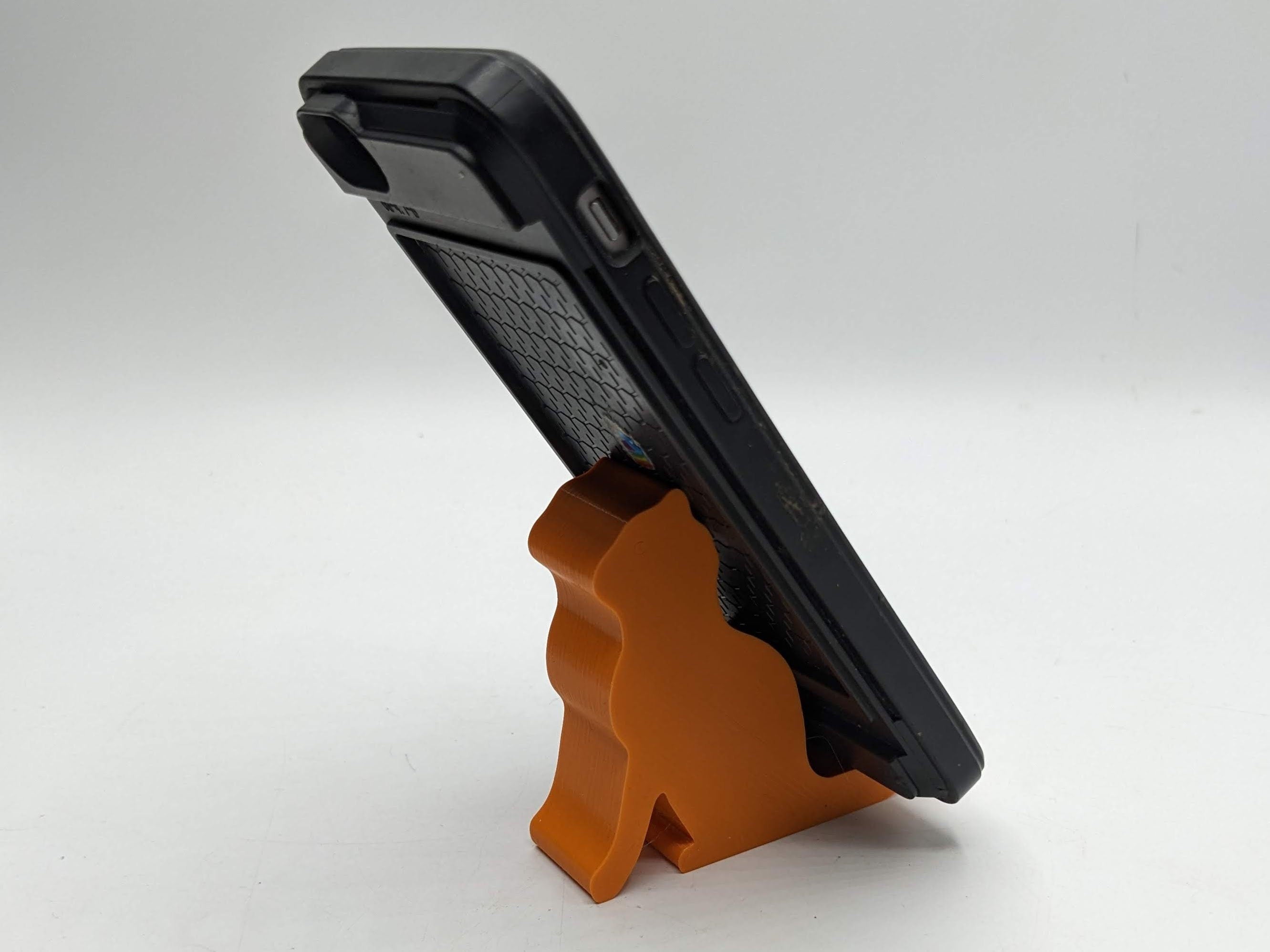 Cat Mobile Phone Stand / Cat Shaped Phone Stand / Iphone Phone Holder / Android Phone Holder / Cat Phone Holder / Cat Stocking Filler / Cat