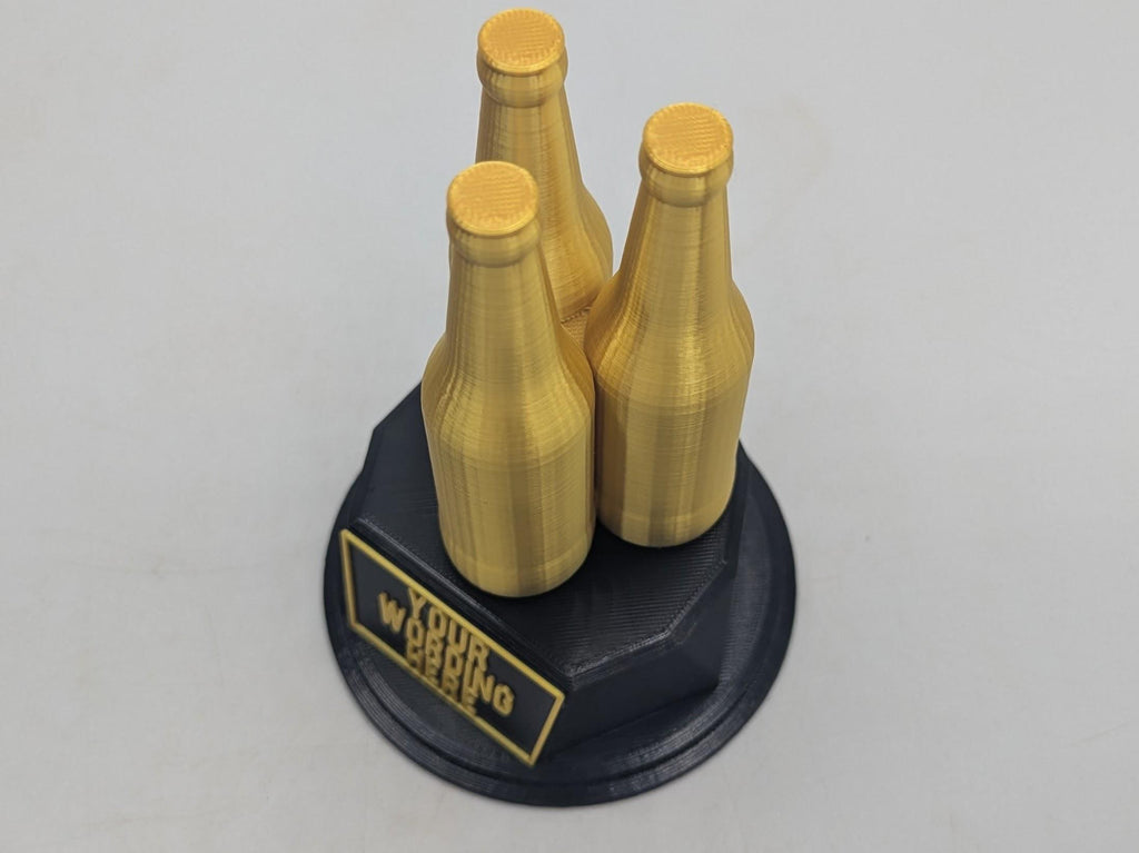 Personalised Beer Trophy, Beer Bottle Award, Beer Lover Gift, Drinker Award, Personalised Dad Beer Trophy, Ale Drinker Award, Beer Gift