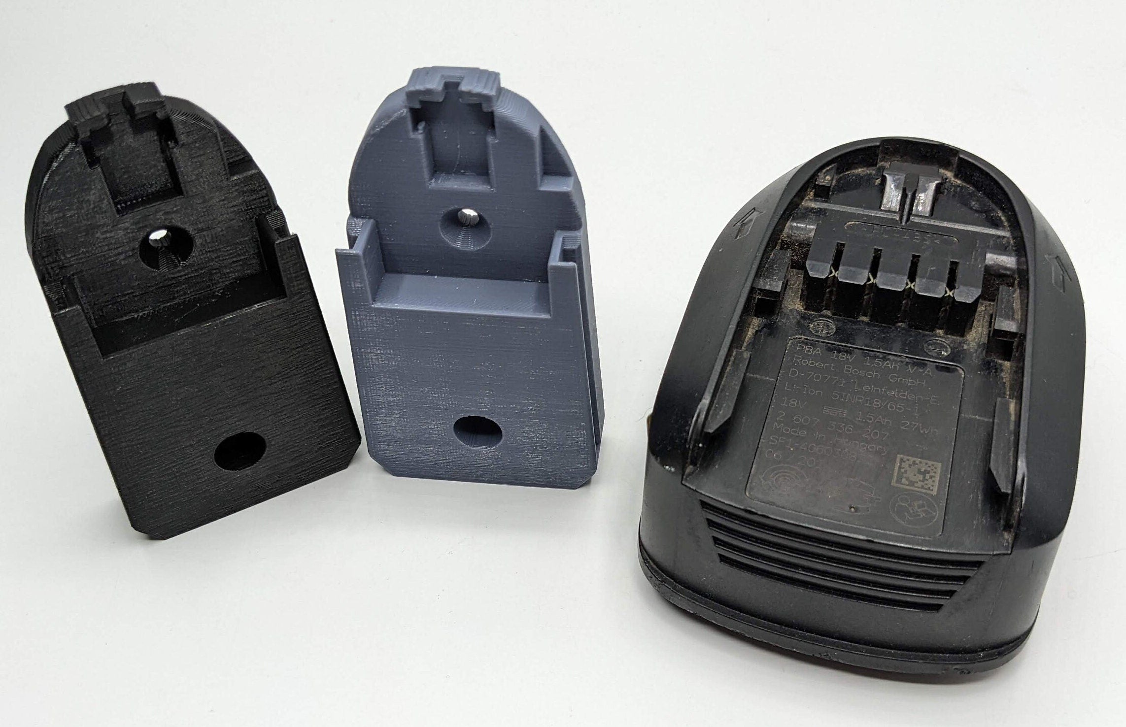 Wall Mount for BOSCH 18V PBA W-B Batteries / Storage Holder - Shed / Workshop / Bosch 18V PBA W-B Battery Mount / Battery Storage Mount