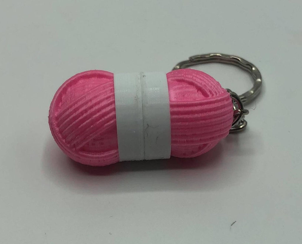 Wool Keyring, Yarn Ball Keyring, Gift for Knitter, Crochet Gift, Knitting Wool, Wool Shaped Gift, Yarn Shaped Gift, Crochet Queen, Knitting