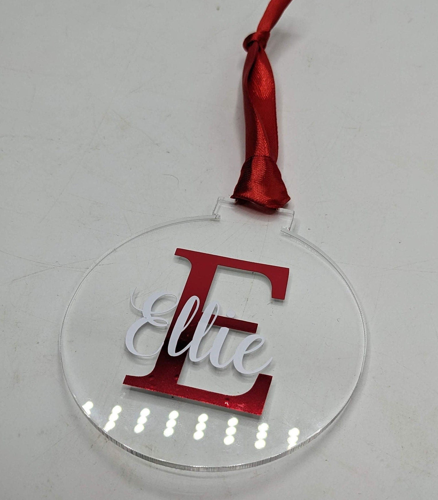 Personalised Christmas Monogram Bauble / Personalised Bauble / Tree Personalised Decoration / Name Bauble / Personalised Christmas