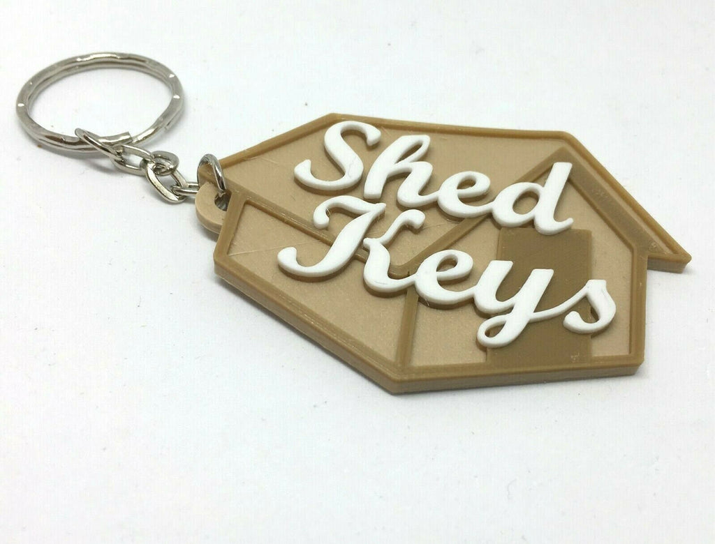 Shed Keys Keyring / Shed Keys Bag Tag / Man Cave Keyring / Shed Key Gift / Gift for Him / Shed Keyring / Shed Bag Tag / Keyring for Shed Key