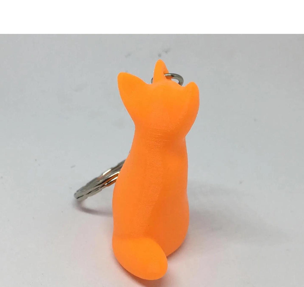 Fox Shape Keyring, Red Fox Keychain, Fox Lover Gift, Animal Lover Gift, Cute Fox Keyring, Fox Bag Tag, Fox Keychain, Fox Bag Tag Gift, Foxy