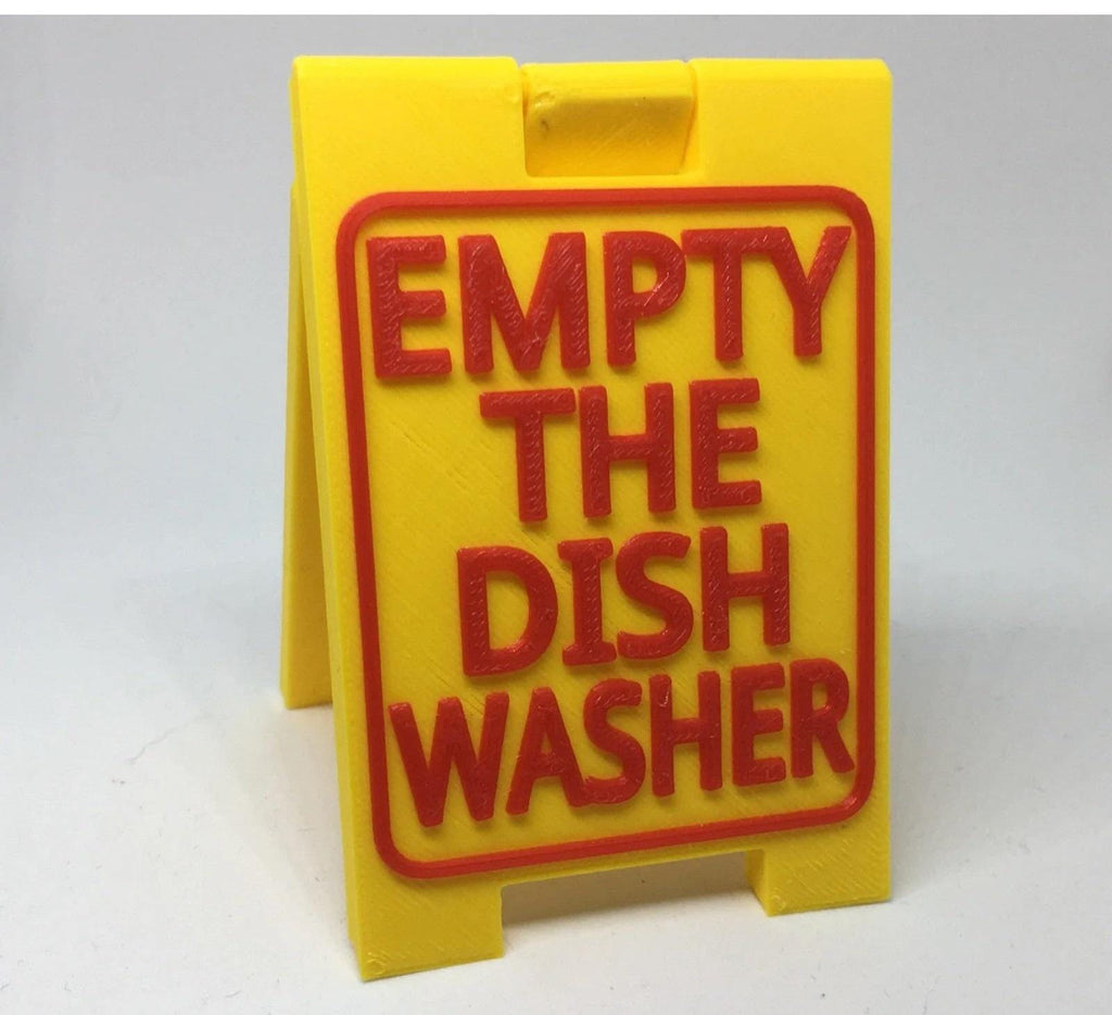 Empty The Dishwasher Sign / Till Closed Sign / Out for Lunch Sign / Till Closed Sign / Customisable Sandwich Board Sign / Wash Hands Sign