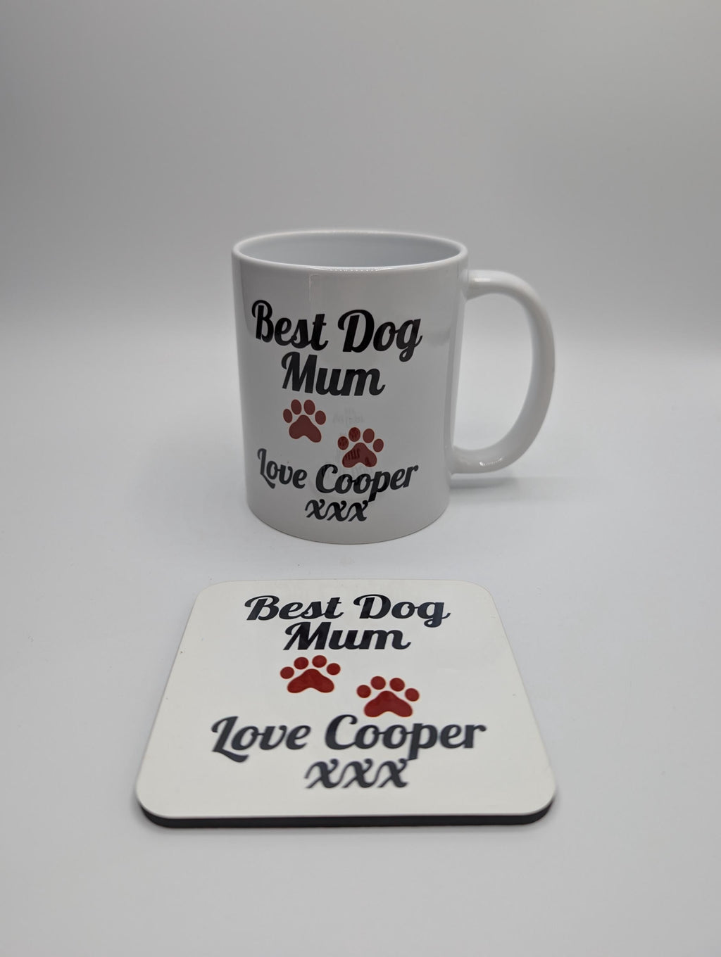 The Best Dog Mum Mug / Personalised Dog Mum Mug with Paw / Dog Mum Gift / Dog Mum Mug / Gift for Dog Mum / Mother's Day Gift / Dog Mam Gift