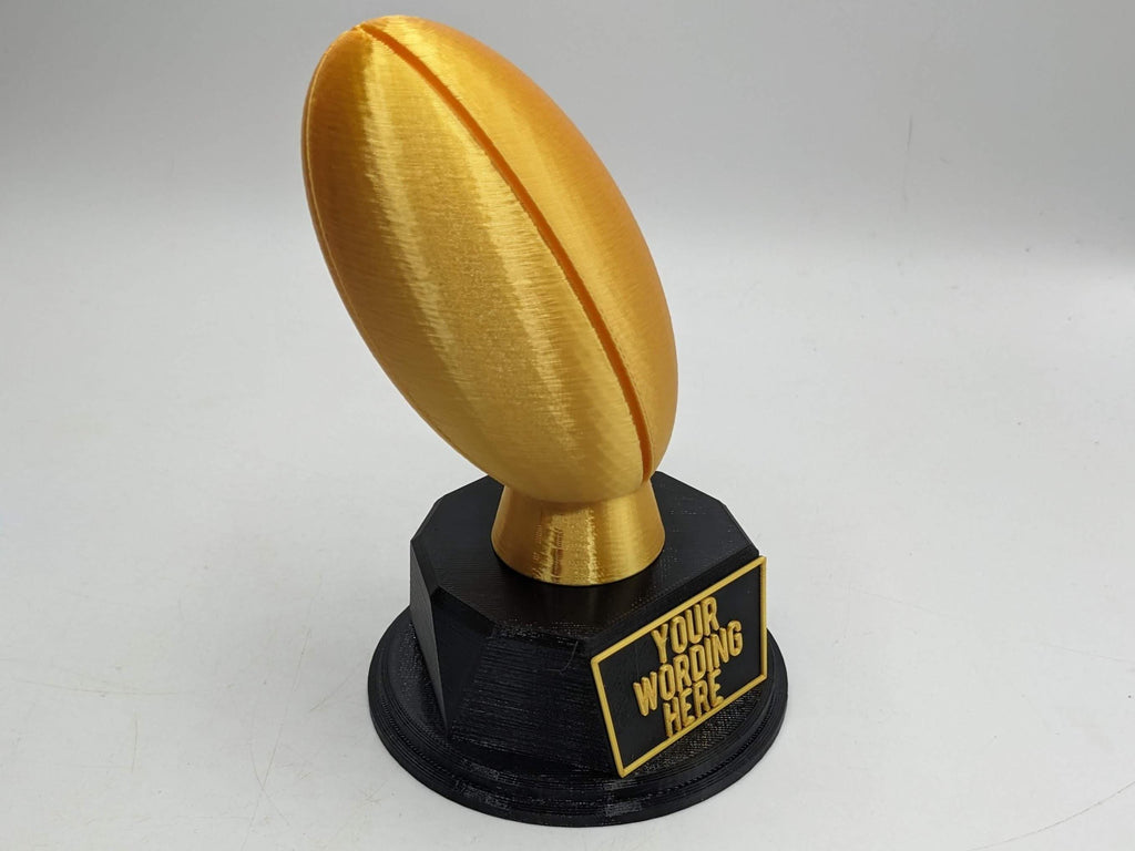 Personalised Rugby Trophy / Rugby Fun Trophy / Secret Santa Rugby Player / Rugby Team / Rugby Stocking Filler / Rugby Player Gift / Rugby Club