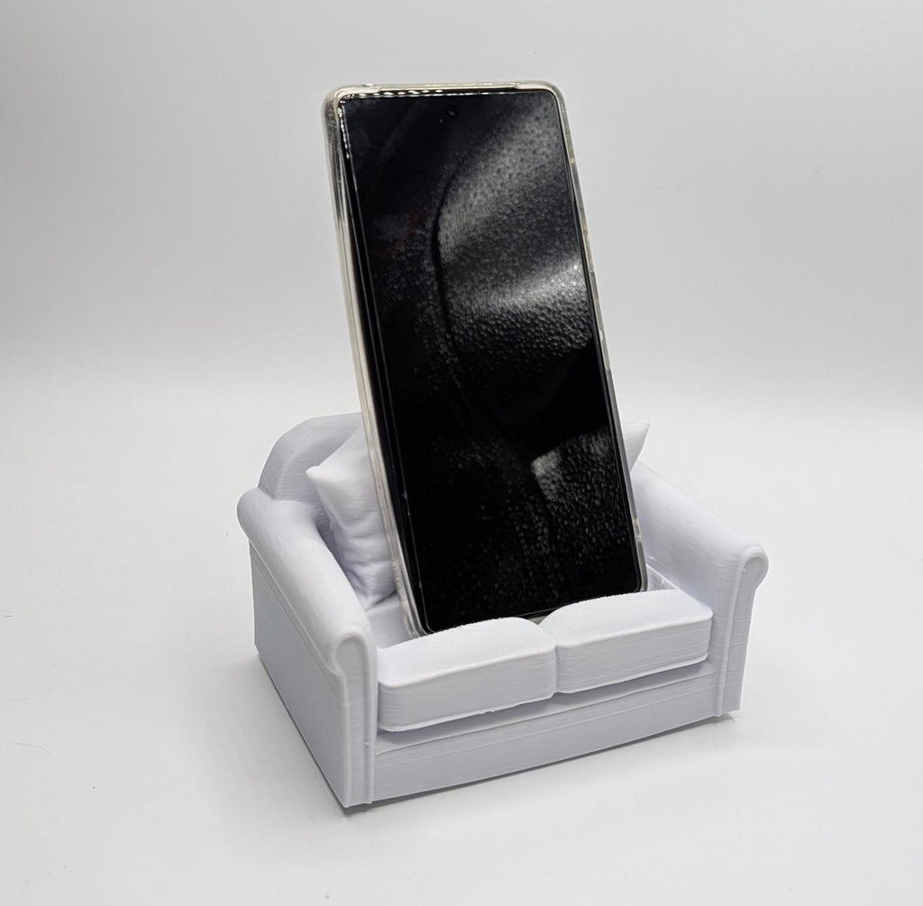 Sofa Phone Stand, Couch Phone Stand, Settee Shaped Phone Stand, Iphone Phone Holder, Android Phone Holder, Settee Fun Gift, Phone Stand Gift