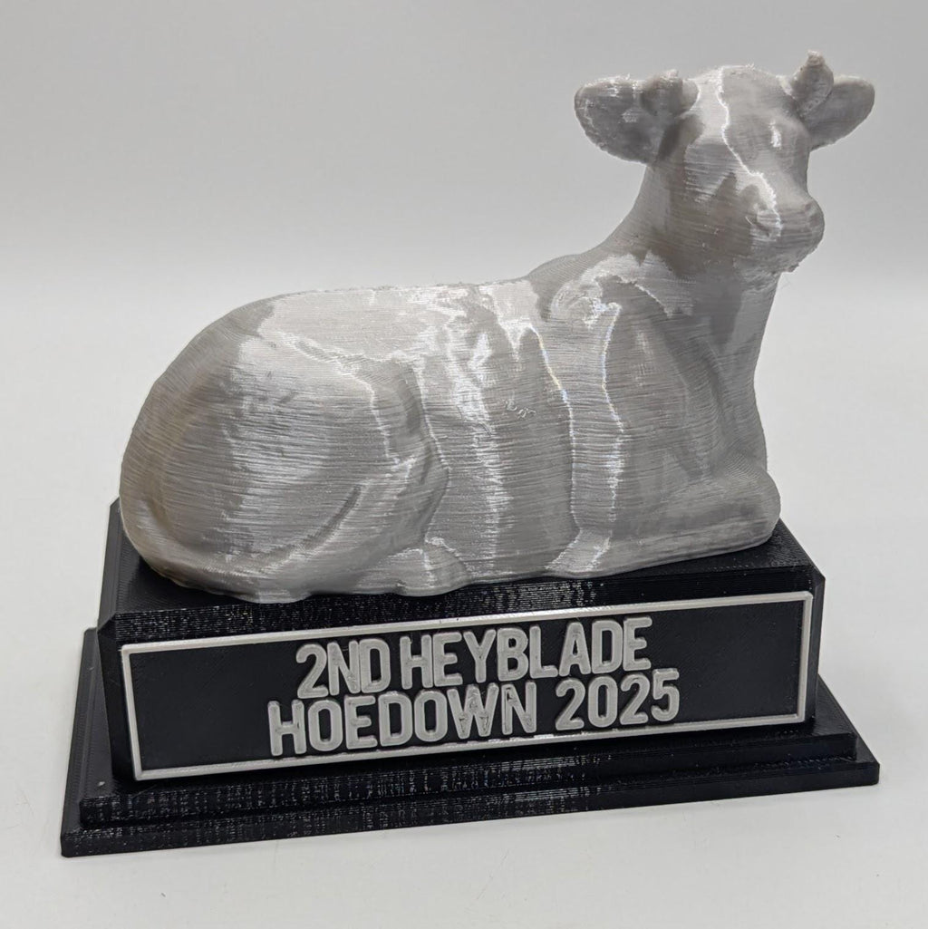 Personalised Cow Trophy, Farmer Cow Trophy, Gift for Cow Lover, Custom Trophy Gift, Cow Award Gift, Office Trophy, Animal Lover Award, Cow