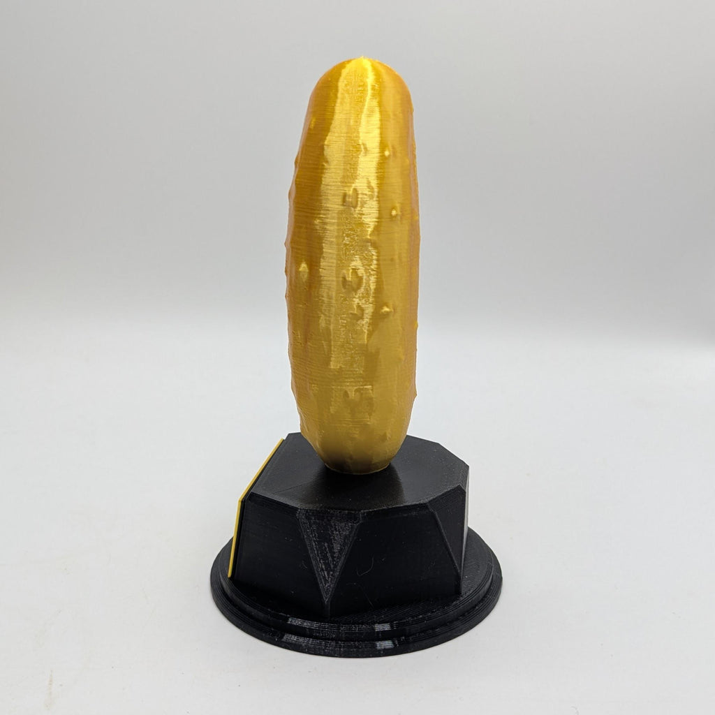 Personalised Gherkin Trophy, Custom Trophy Gift, Gherkin Lover Trophy, Gherkin Award Gift, Pickle Award Trophy, Gherkin Shaped Gift, Gherkin