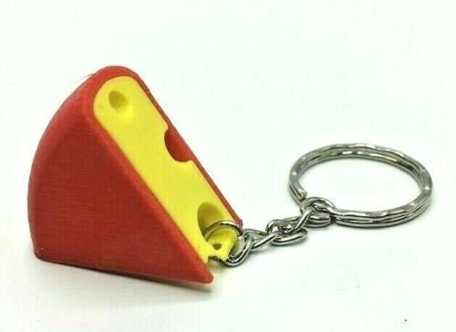 Edam Cheese Keyring, Fun Novelty Cheese Keyring, Cheese Charm, Cheese Lovers Gift, Cheese Keychain, Cheese Keyring, Cheese Gift, Cheesy