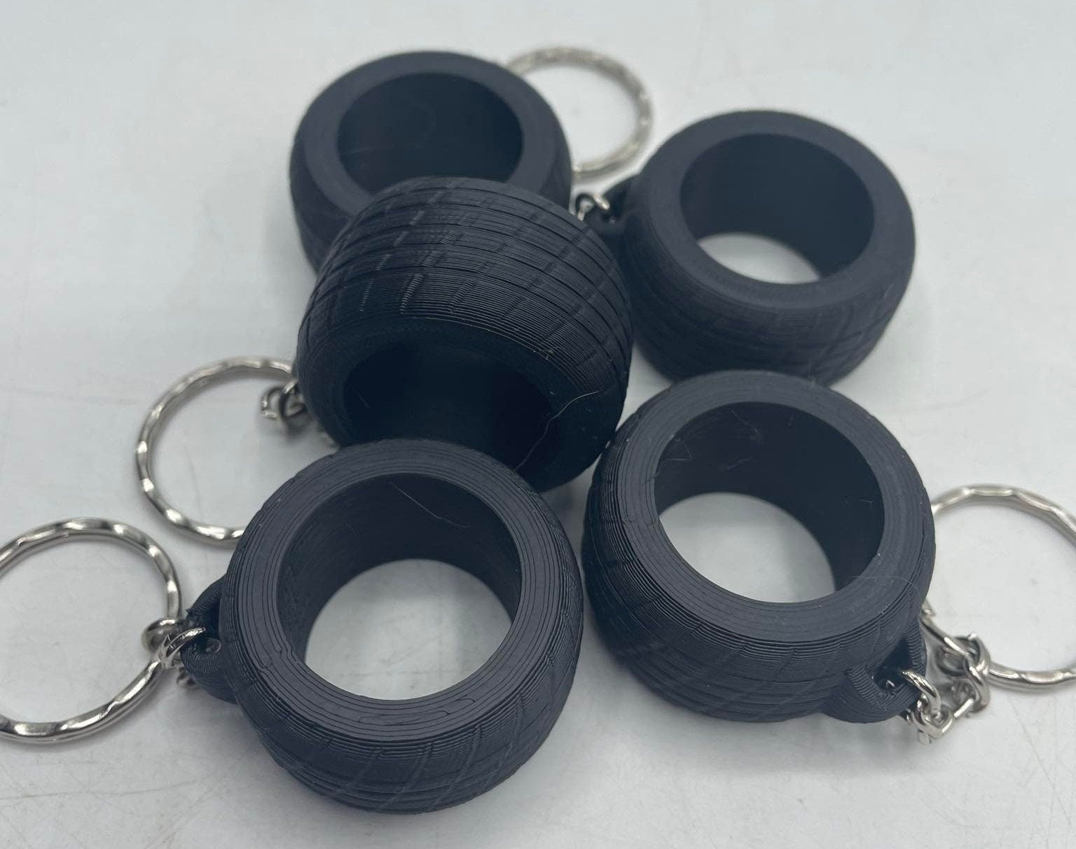 Tyre Shaped Keyring / Tyre Bag Tag / Tyre Keyring / Tyre Gift / Tyre Keyring Gift / Mechanic Gift / Racing Driver Gift / Racing Keyring