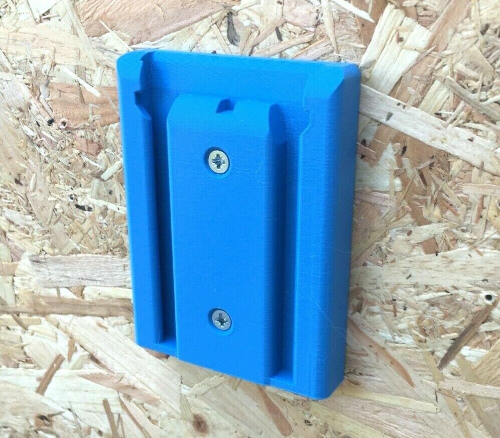 Battery Wall Mount for Hilti B22 22v or B36 36v Batteries / Undershelf Mount x1 / Hilti Battery Wall Mount / Battery Mount Storage for Hilti