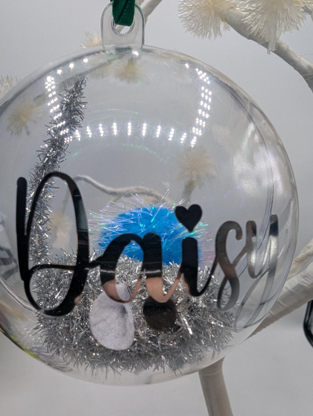 Personalised Cat Toy Bauble, Kitten Gift Box Gift, Kitten Personalised Decoration, Cat Christmas Gift, Cat Bauble Keepsake, Kitten Bauble