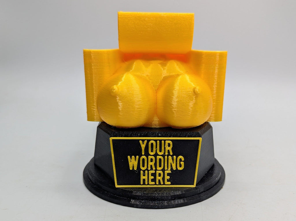Personalised Booby Prize Trophy, Booby Trophy, Booby Novelty Trophy, Booby Gift, Booby Award, Joke Boobs Trophy Award, Boobs Office Award