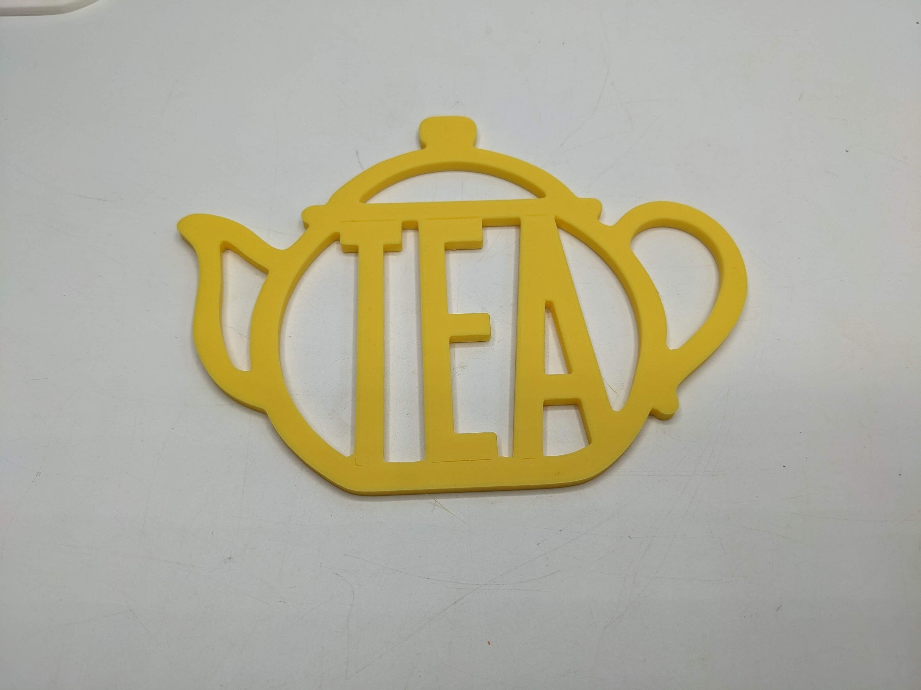 Tea Pot Coaster / Cup Of Tea Coaster / Tea Drink Mat / Pot Of Tea / Tea Lover Gift / Tea Cup Coaster / Home Decor Gift / Tea Pot Shape / Tea