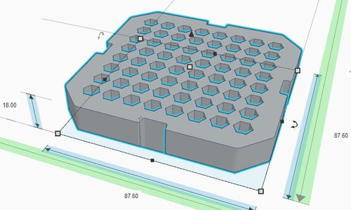 64 Hex Bit Holder Inserts for Milwaukee Packout Slim & Compact Low Profile Organiser Cases