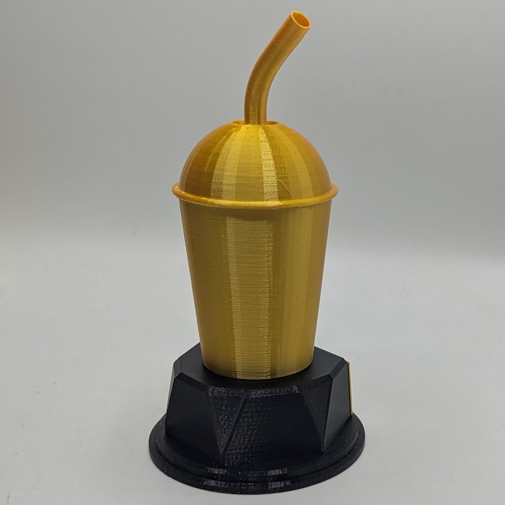 Personalised Drink Trophy, Iced Drink Award Gift, Custom Trophy Gift, Funny Drink Award, Office Trophy, Cold Drink Lover, Drink Cup Award