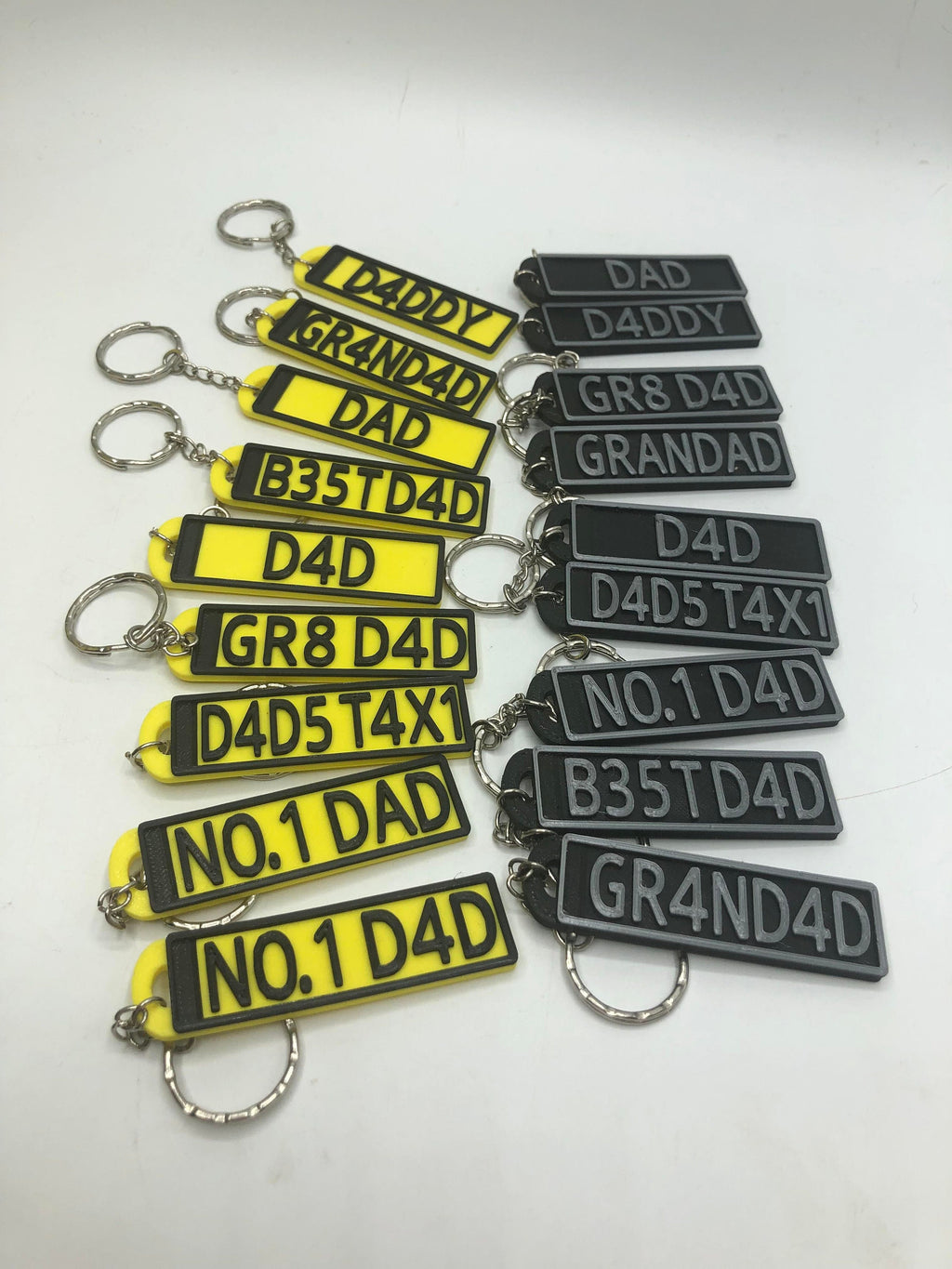 Custom Number Plate Keyring, Personalised Car Reg Plate Keyring, Car Registration Keyring, Car Keyring Gift, Car Keys Keyring, New Driver