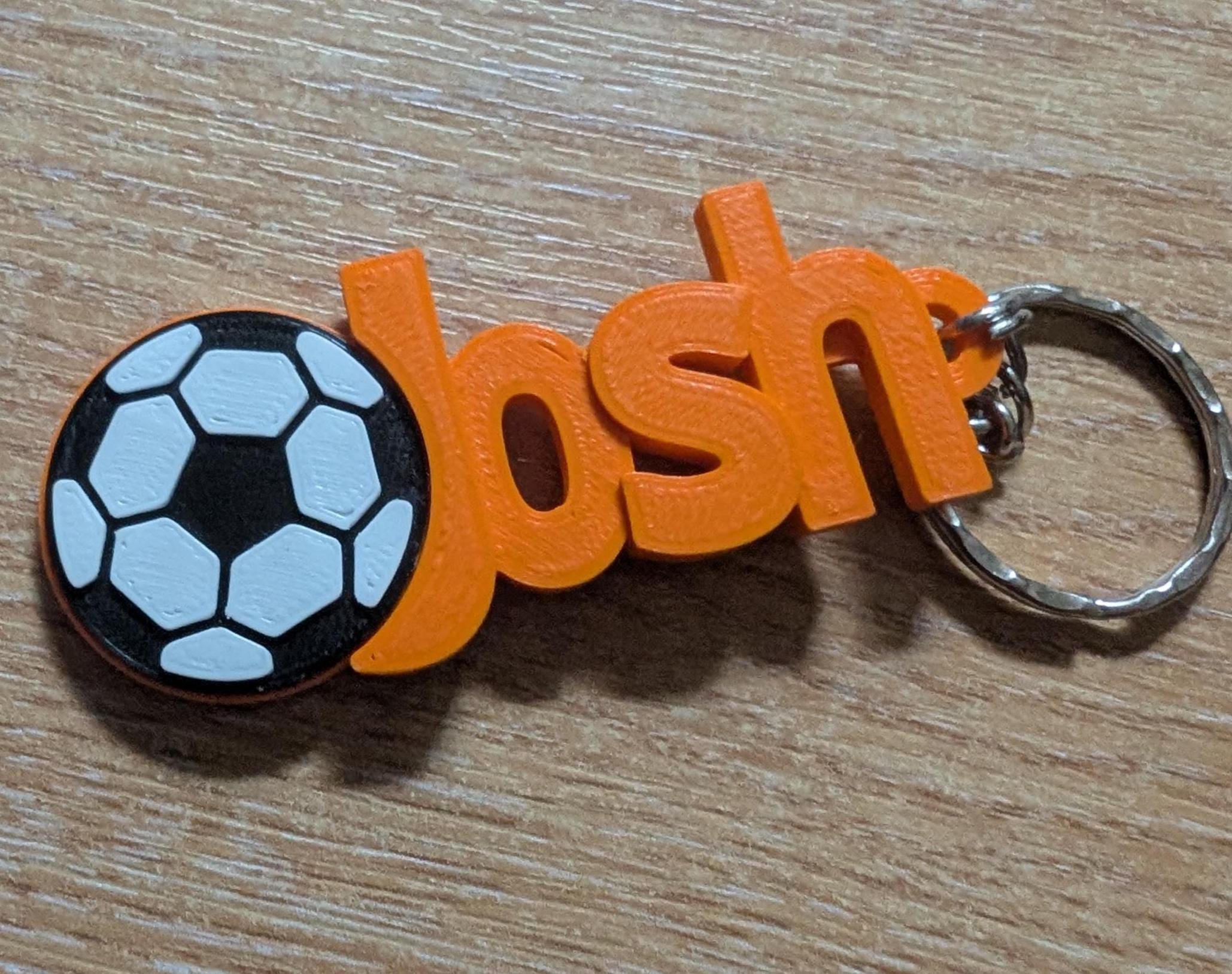 Personalised Football Keyring, Soccer Keyring, Football Party Bag Filler, Football Team Tags, Football Gift, Football Favour, Under 5 Pounds