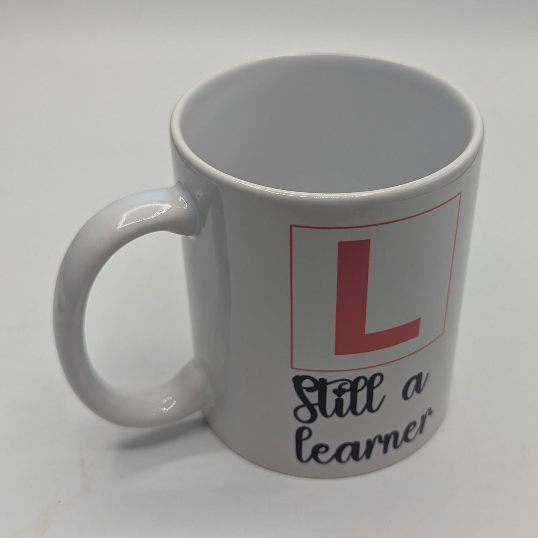 Learner Driver Mug, Funny Gift for Learner, Learner Driver Gift, 17th Birthday Gift, Personalised Learner Mug, Learning to Drive, Learner