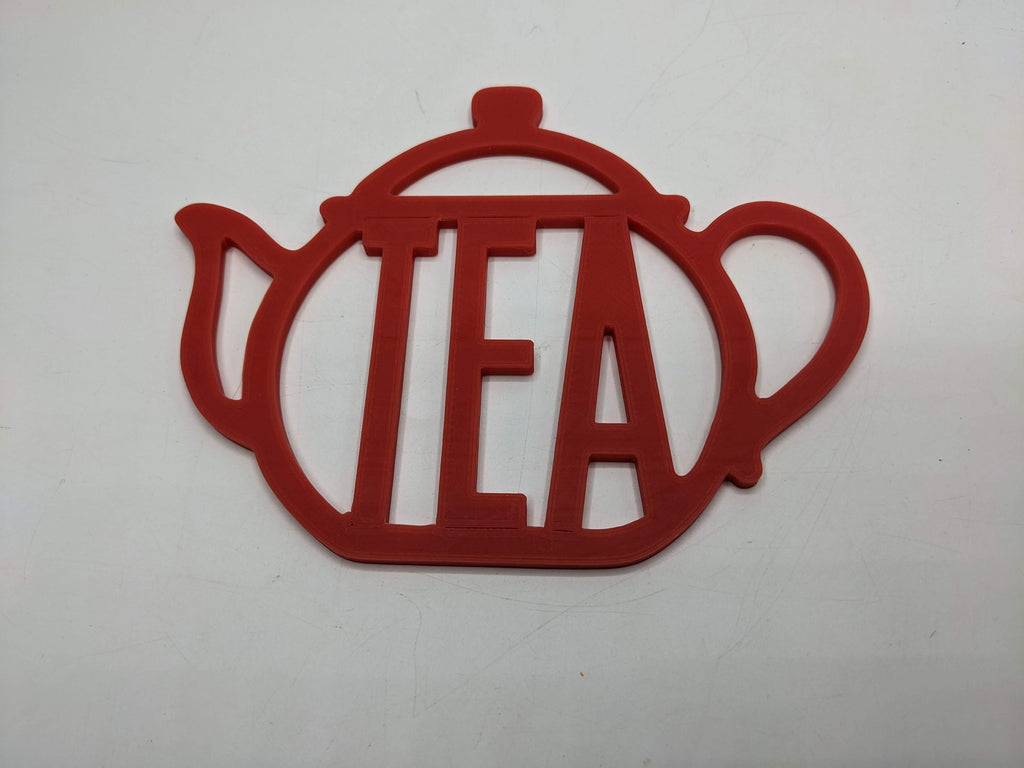 Tea Pot Coaster / Cup Of Tea Coaster / Tea Drink Mat / Pot Of Tea / Tea Lover Gift / Tea Cup Coaster / Home Decor Gift / Tea Pot Shape / Tea