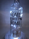 Home Sweet Home Housewarming Gift, Home Decor Gift, Light Up New Home Bottle, First Home Gift, New Home Gift, Christmas Home Gift, House