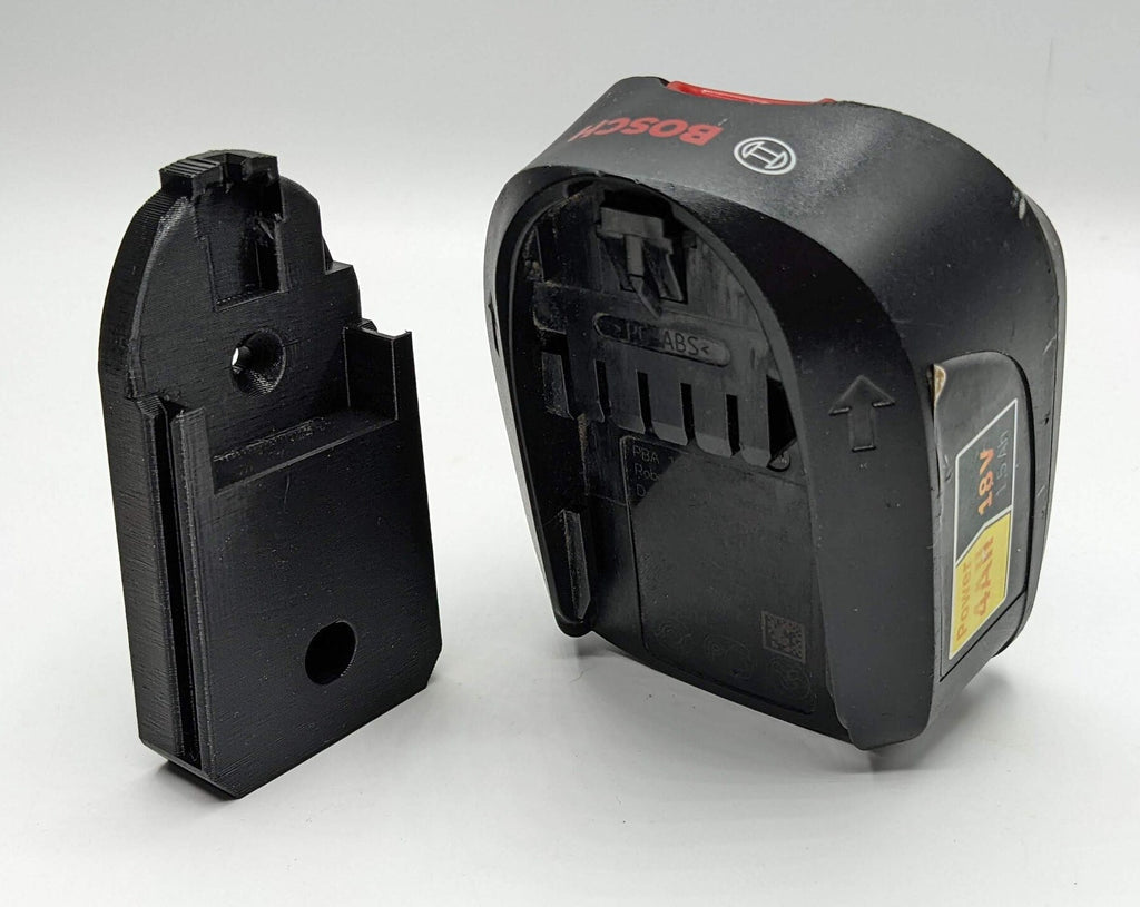 Wall Mount for BOSCH 18V PBA W-B Batteries / Storage Holder - Shed / Workshop / Bosch 18V PBA W-B Battery Mount / Battery Storage Mount