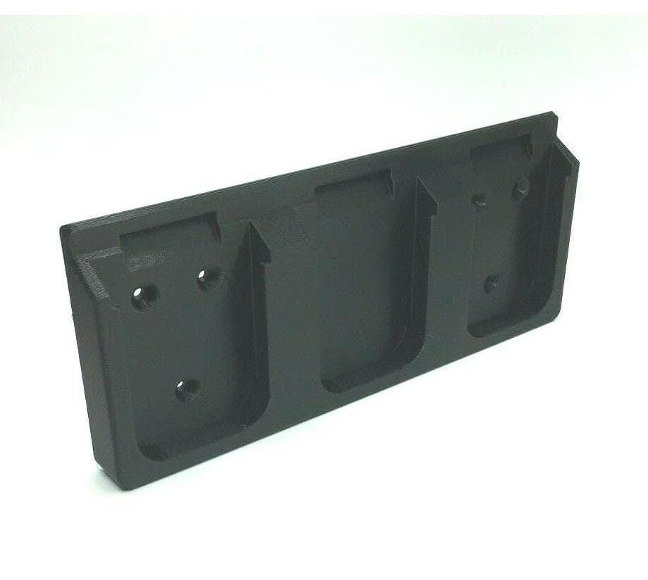 Makita 18v Triple Battery Holder / Makita Triple Wall Mount - Shed, Van/Workshop / Makita Battery Storage Mount / Battery Mount Makita18v