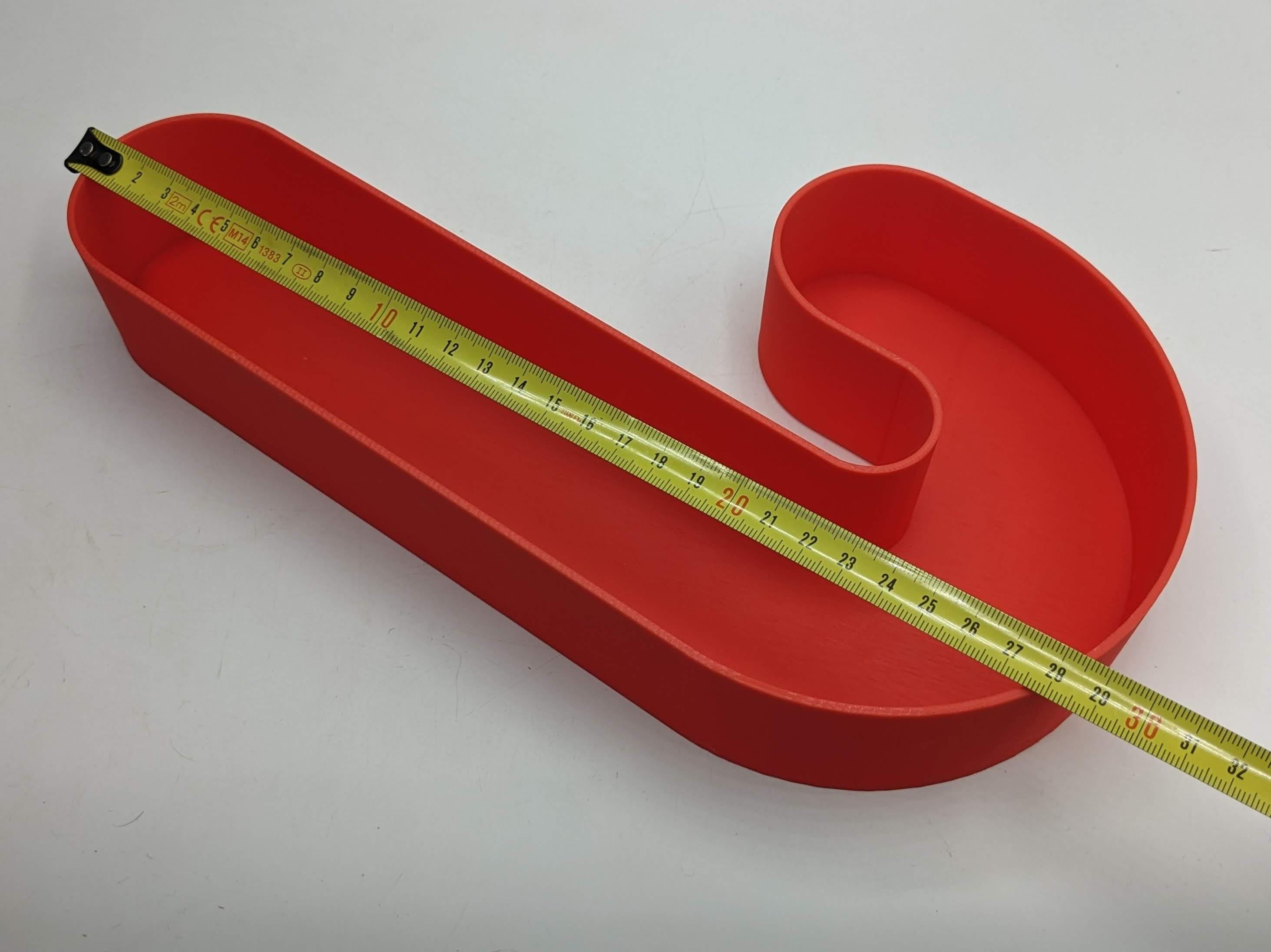 Candy Cane for Sweet filling (10")  / Christmas Table Display / Charcuterie Xmas / Reusable Candy Cane / Christmas Sweet Tray / Candy Cane