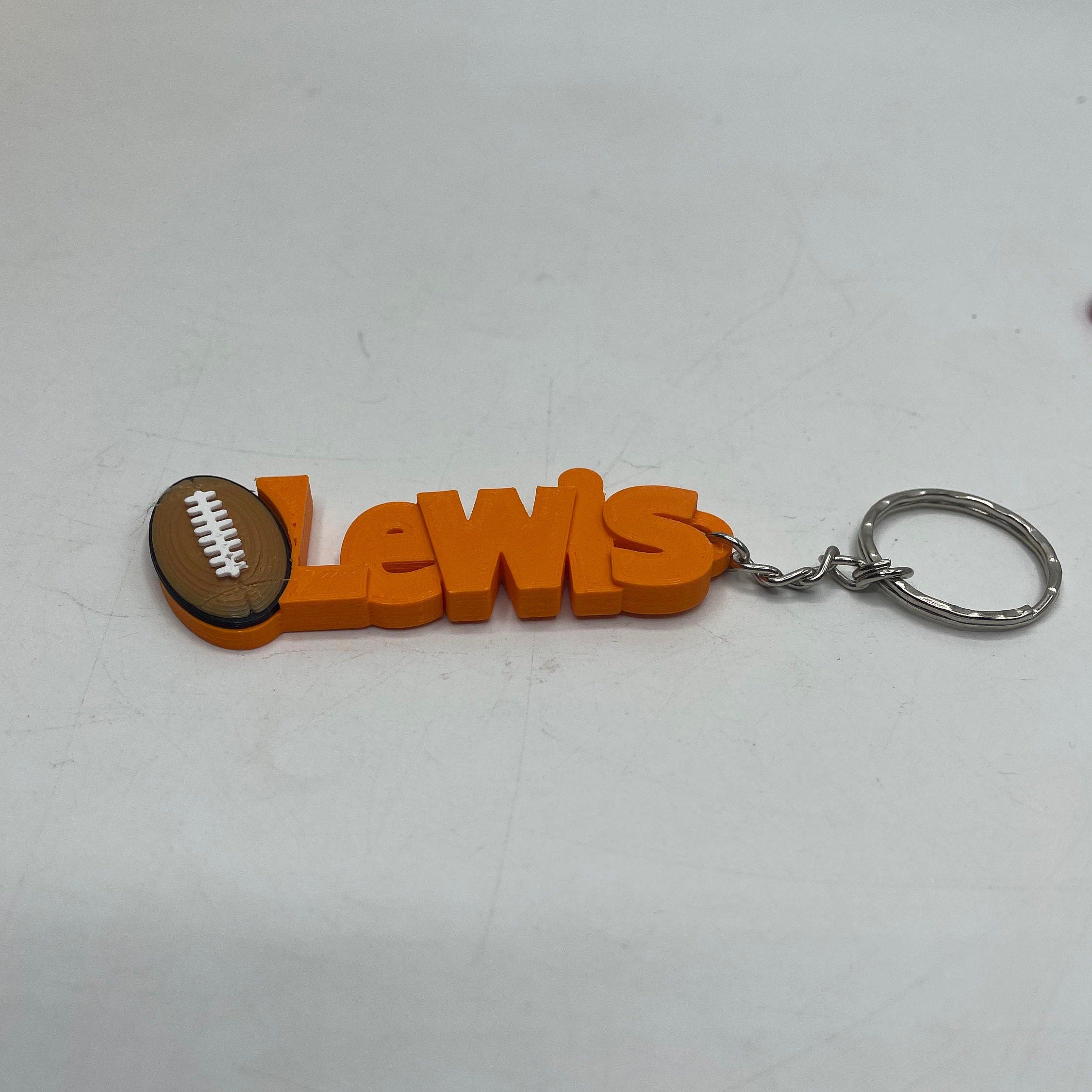 Personalised Rugby Keyring / Rugby Bag Tag / Rugby Team Keyrings / Rugby Team Bag Tags / Gift for Rugby Fan / Rugby Gift Under 5 Pounds