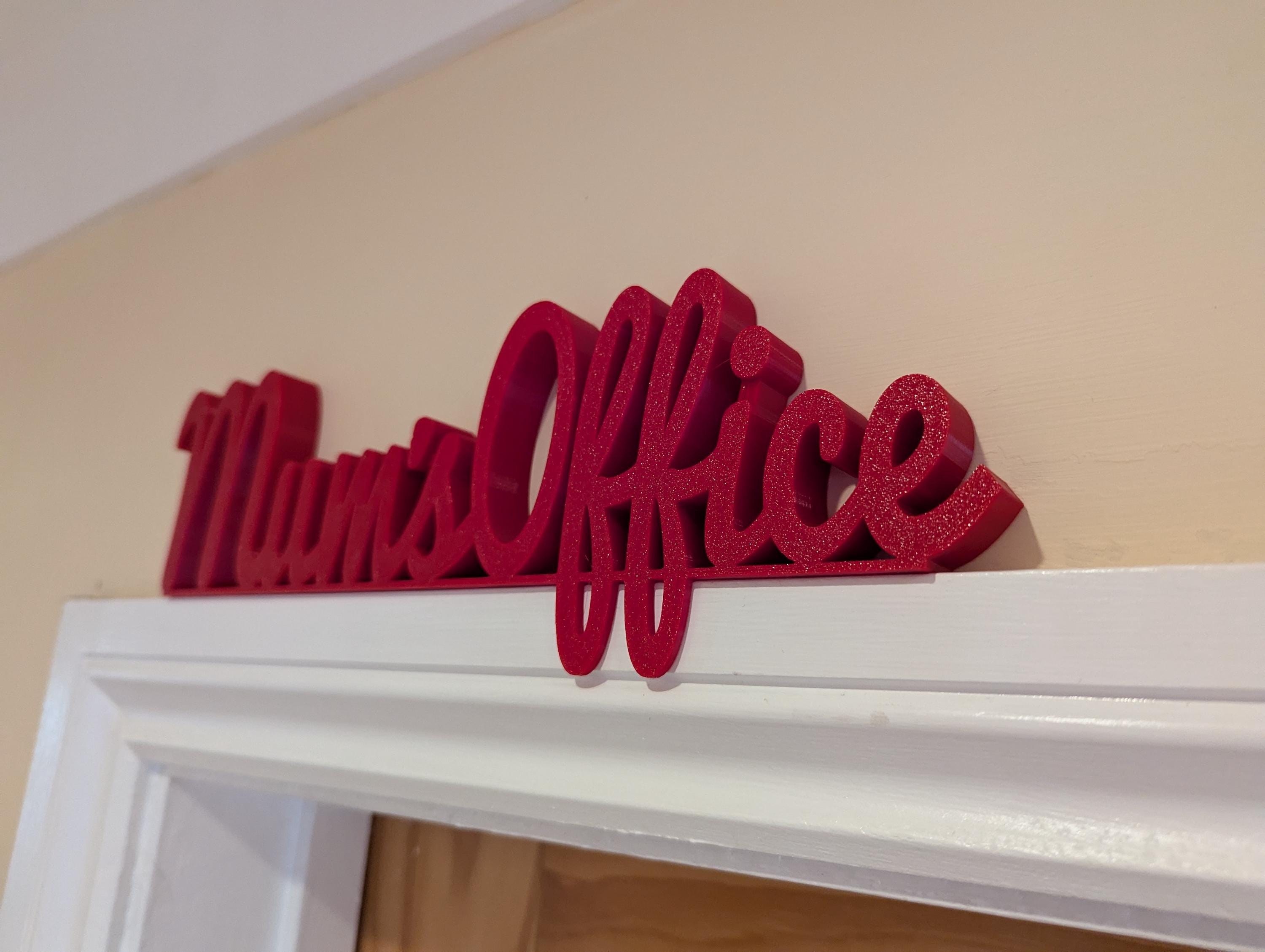 Mum's Office Door Sign, Mum Door Sign, Door Topper, Custom Door Sign, Mum Wall Sign, Above Door Sign, Quirky Sign, Gift for Mum, Mum's Space
