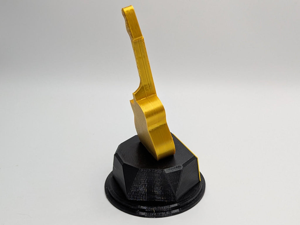 Personalised Acoustic Guitar Trophy, Guitar Trophy, Guitarist Award, Music Teacher Award,  Custom Trophy Gift, Guitar Player Gift, Guitarist