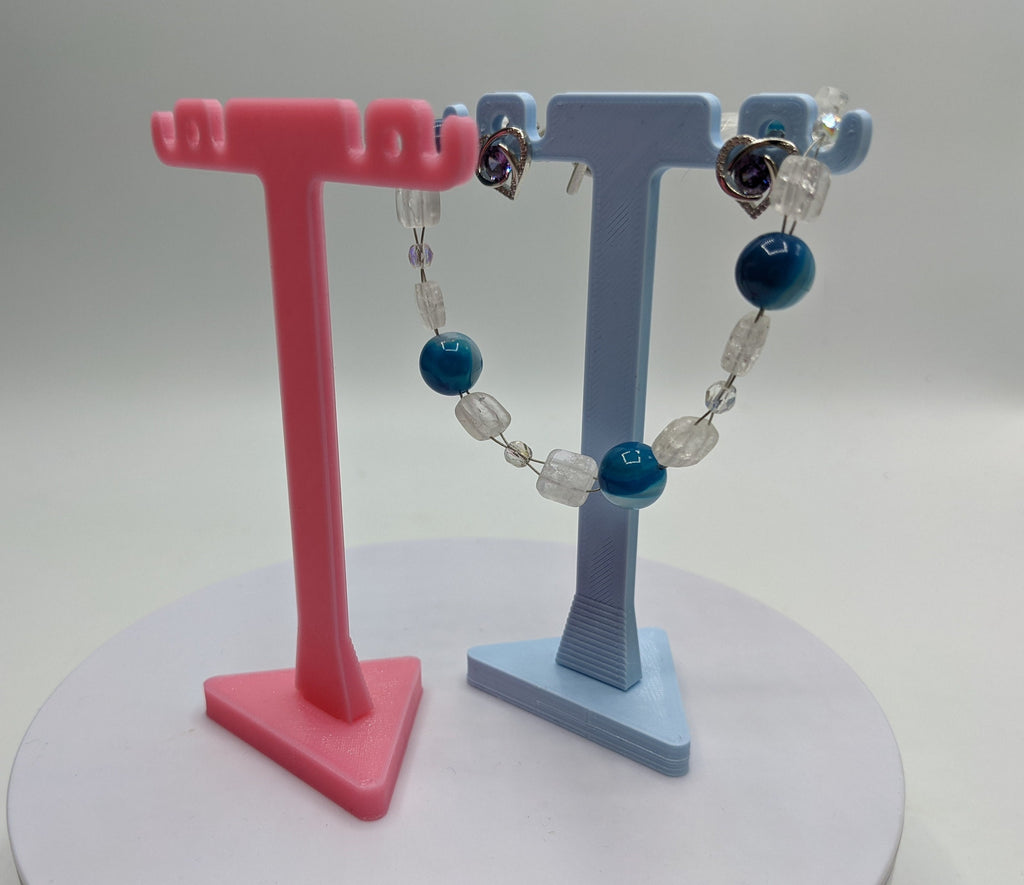 Earring & Bracelet Stand, Jewellery Holder for Earrings and Necklace, Jewellery Display Stand, , Hoop Earring Stand, Dangly Earring Stand
