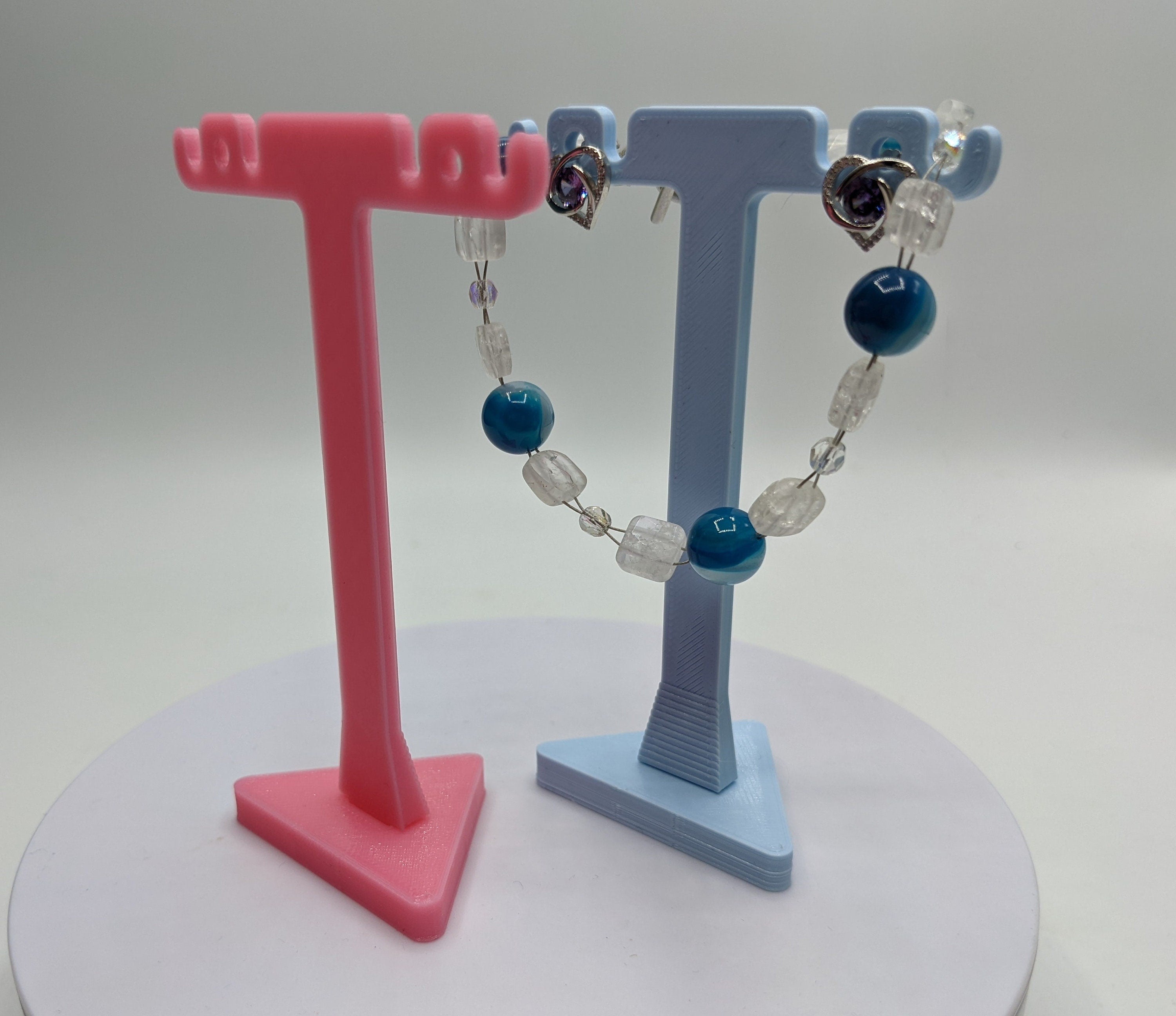 Earring & Bracelet Stand, Jewellery Holder for Earrings and Necklace, Jewellery Display Stand, , Hoop Earring Stand, Dangly Earring Stand