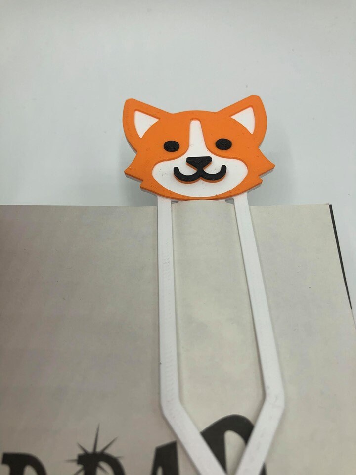Fox Bookmark, Fox Lovers Gift, Stocking Filler Fox Bookmark, Reading Gift, Fox Page Marker, Fox Shape Gift, Wildlife Bookmark Gift, Reading