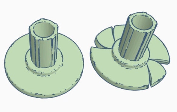 EEW 6.0 Orifice Reducer to fit EEW 6 / Orifice Reducer (with or without Built-in Twist Keeper) / EEW Accessories / Electric Spinning Eew