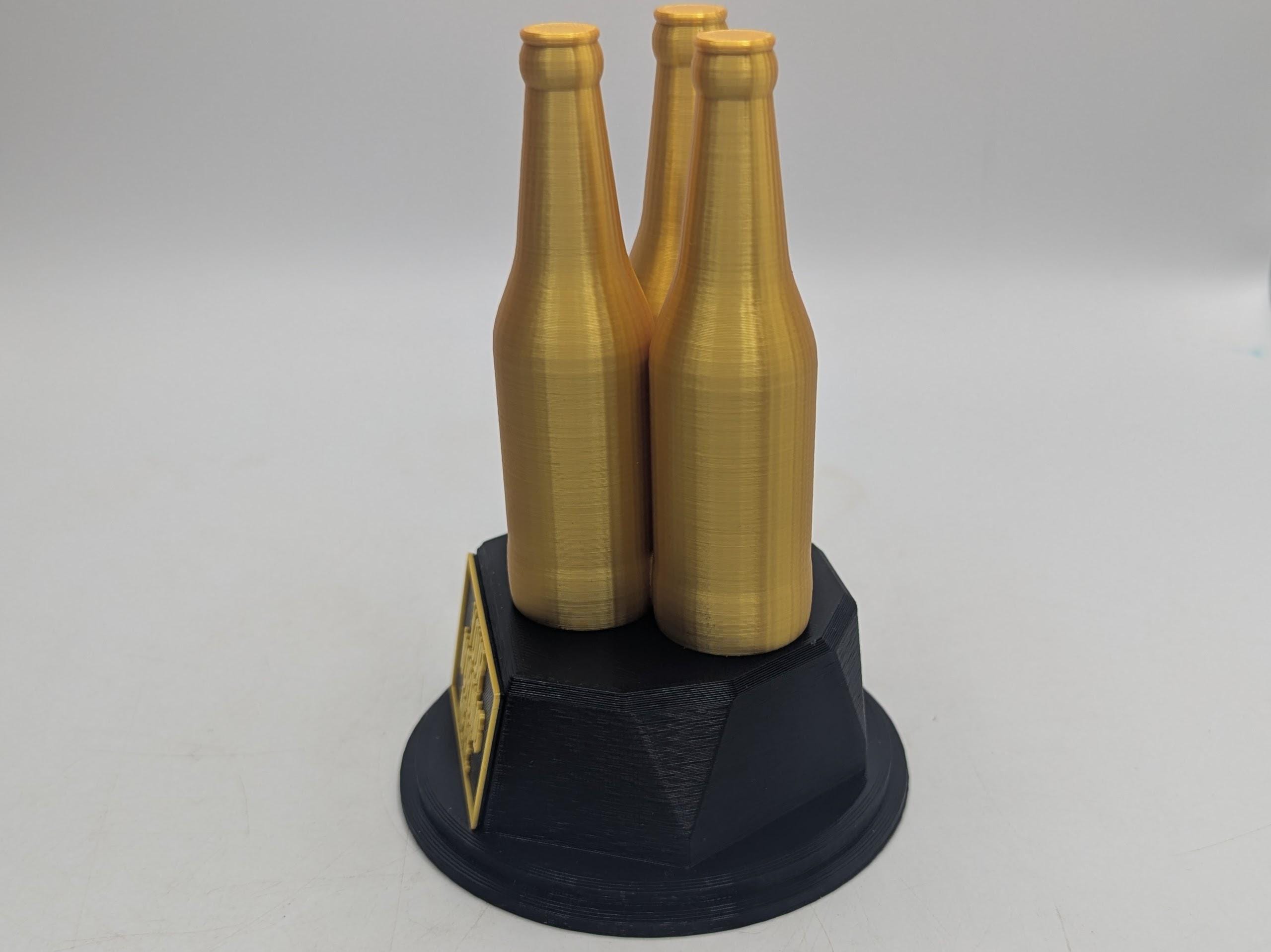 Personalised Beer Trophy, Beer Bottle Award, Beer Lover Gift, Drinker Award, Personalised Dad Beer Trophy, Ale Drinker Award, Beer Gift