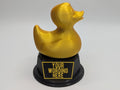 Personalised Rubber Ducky Trophy, Rubber Duck Fun Trophy, Rubber Duck Lover Gift, Rubber Duck Award, Duck Trophy, Custom Duck Lover Gift