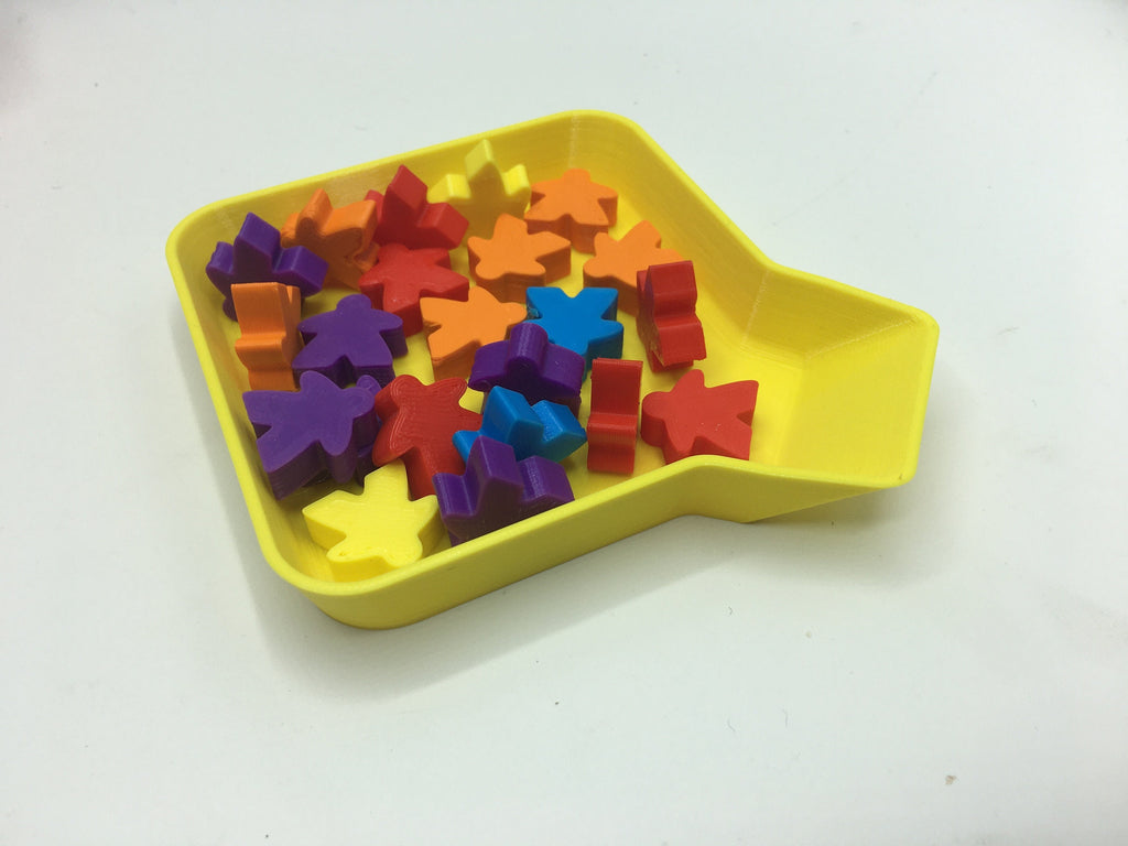 Stackable Board Game Tray With Funnel / Diamond Painting Art / Tray for Token / Board Game Tray Accessory / Stackable Gaming Tray /Coin Tray