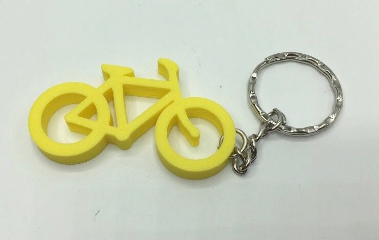 Bike Keyring Gift, Bicycle Keyring Gift, Cycling Gift, Bike Lock Keyring, Keyring for Bike Lover, Cyclist Keyring, Bike Charm, Bike Shaped