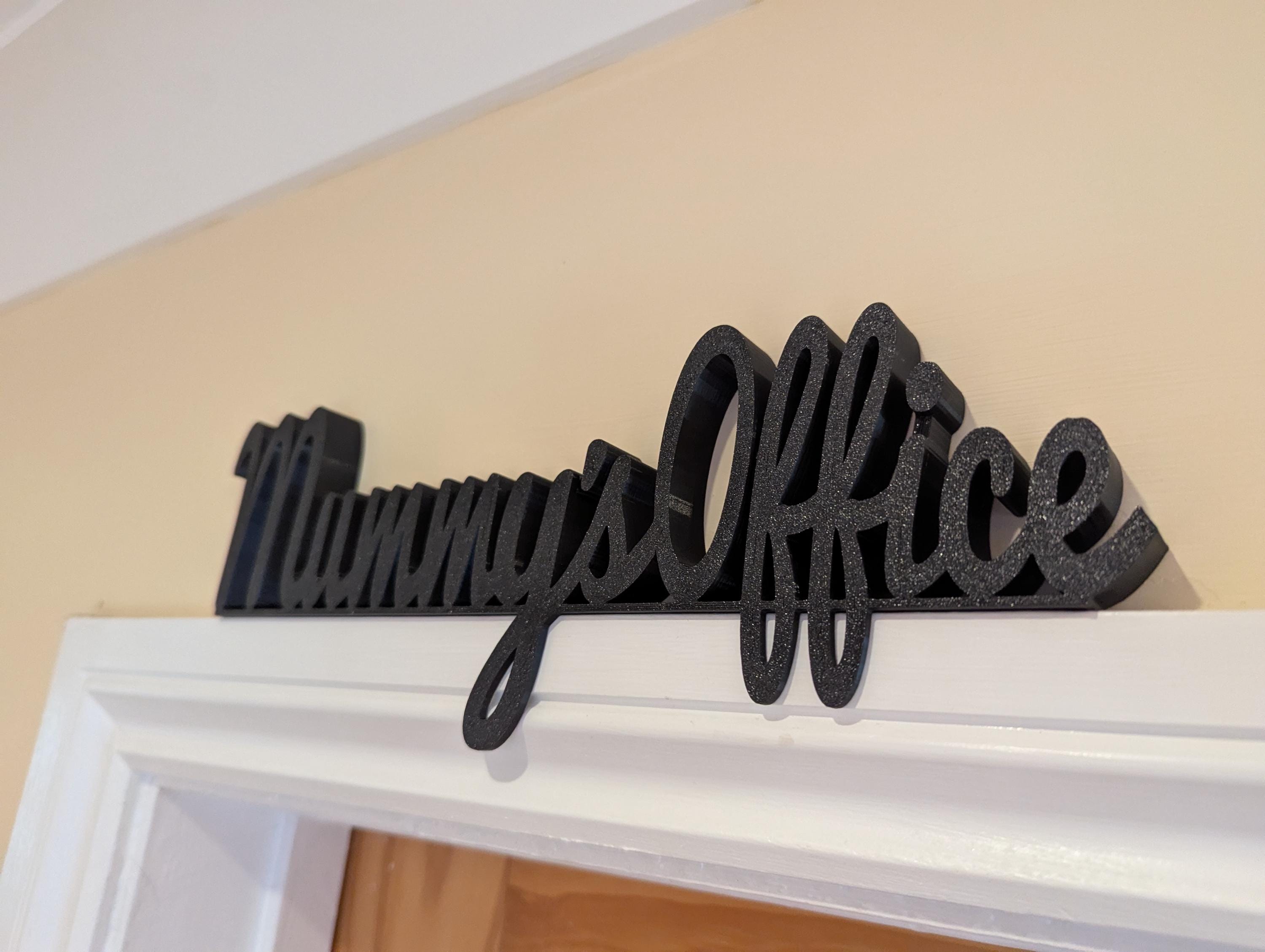 Mummy's Office Door Sign, Mum Door Sign, Door Topper, Custom Door Sign, Mum Wall Sign, Above Door Sign, Quirky Sign, Gift for Mum, Mum Space