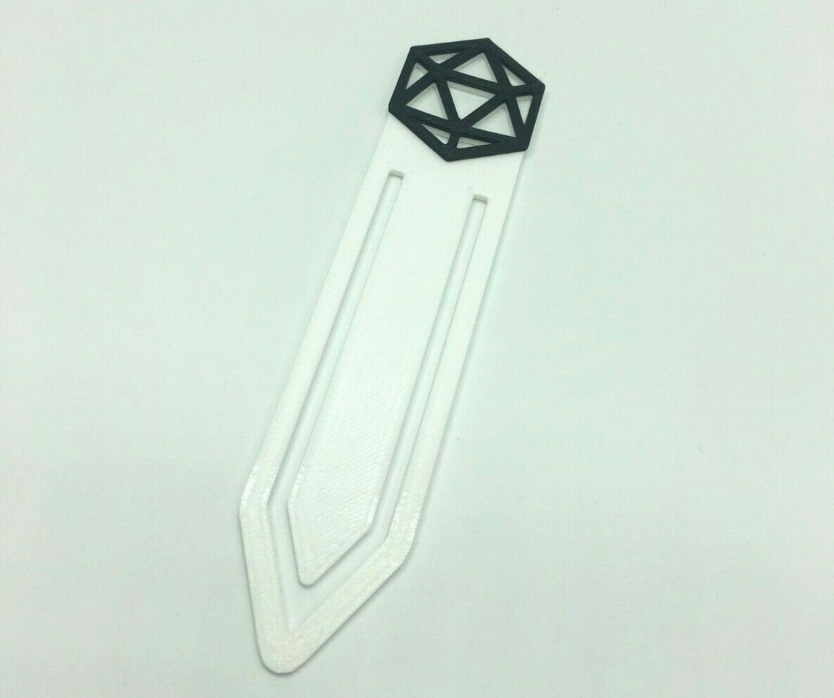 D20 Inspired Dice Bookmark / D+D Inspired Bookmark / Table Top Gaming Inspired game players / D&D Inspired / D20 Dice Inspired Bookmark