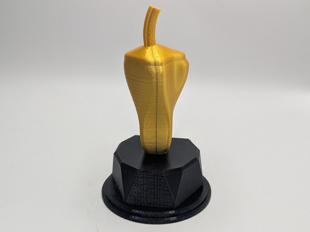 Personalised Chilli Trophy, Chilli Lover Gift, Chilli Pepper Gift, Vegetable Award, Chilli Award, Custom Chilli Trophy, Chilli Shaped Gift