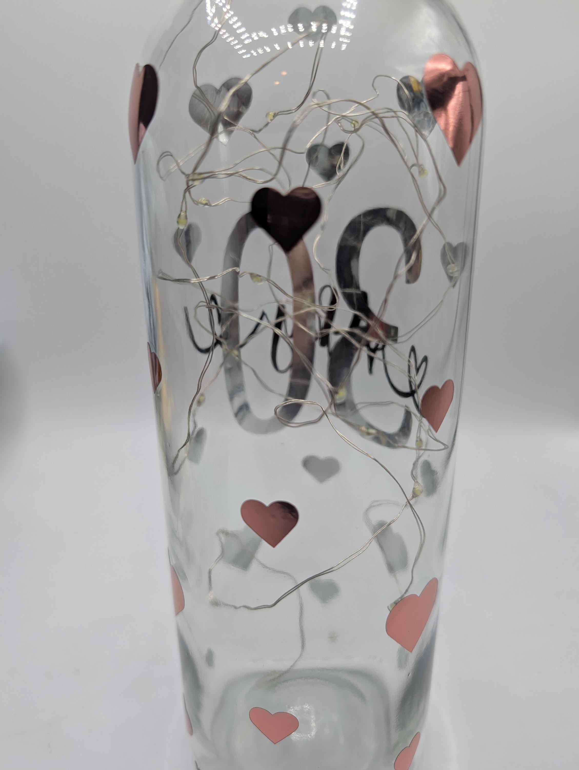 Personalised 30th Light Up Bottle, Milestone Birthday, Special Birthday Gift, 30th Birthday Keepsake, Special 30th Present, Custom Age &amp; Name A Beautiful keepsake for a Special Birthday