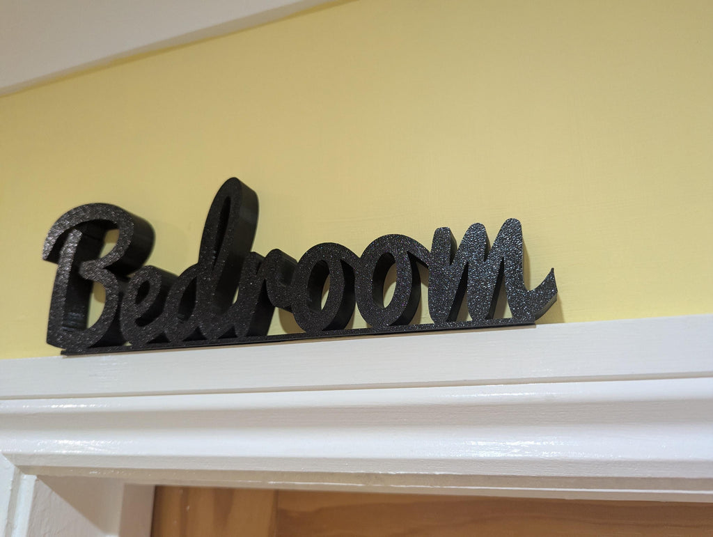 Bedroom Door Sign, Plaque for Bedroom, Custom Door Sign, Door Topper, Bedroom Sign, Above Door Sign, Bedroom Above Door Sign, Bedroom Label