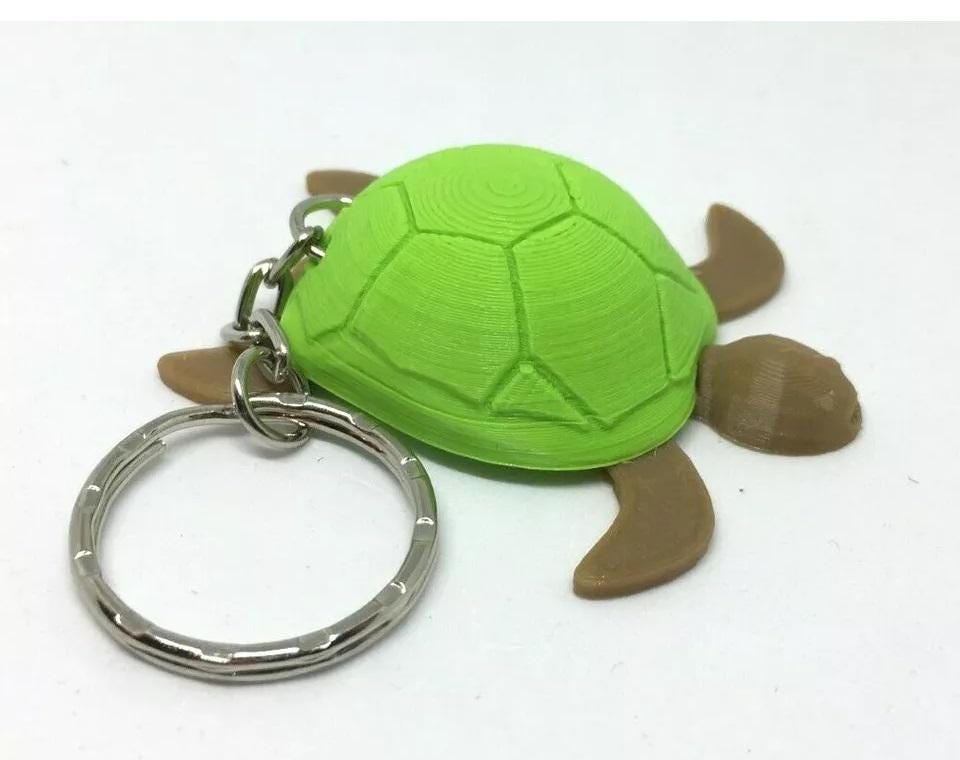 Sea Turtle Keyring / Turtle Bag Tag Charm / Turtle Fan Gift / Turtles Gift / I Love Turtles / Turtle Keyring / Turtle Bag Tag / Turtle Gift