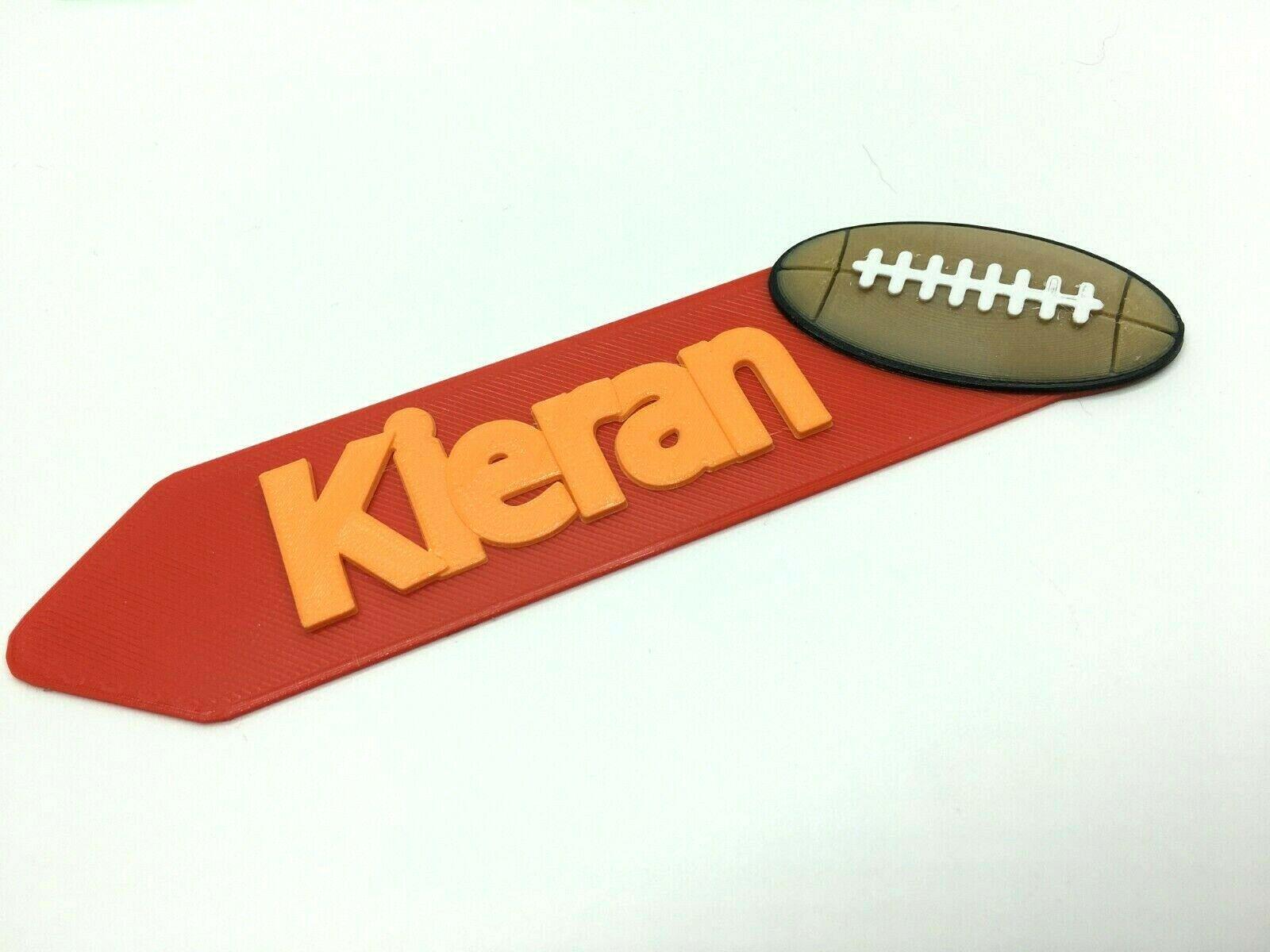 Rugby Personalised  Bookmark, American Football Bookmark, Rugby Fan Gift, Rugby Party Bag, Rugby Team Gift, Rugby Christmas, Rugby Birthday